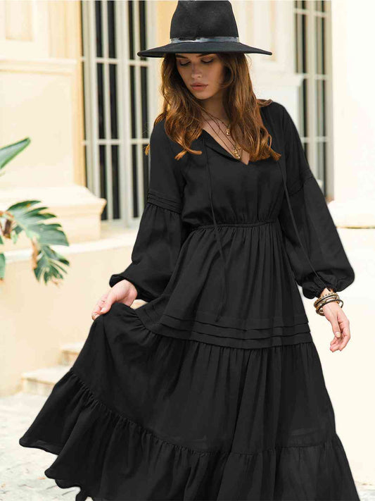 Dreams 70s Witchy Peasant Tiered Maxi Dress | 7 Colors