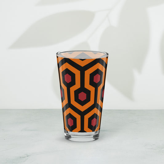 Liza Hotel Hexagon 16 oz Pint Glass | Pinup Couture Home