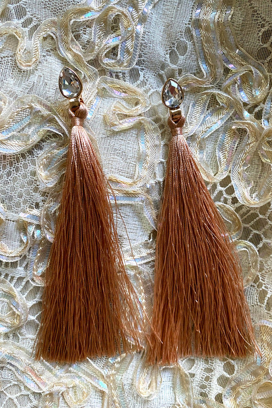 Gold Tassel Earrings